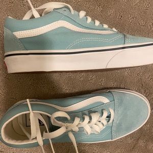 Brand new Turquoise vans